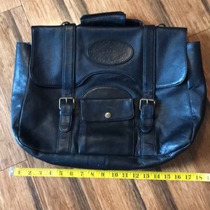 Express genuine leather laptop case